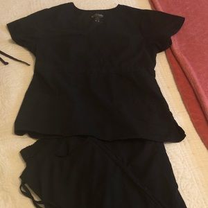 Black scrubs